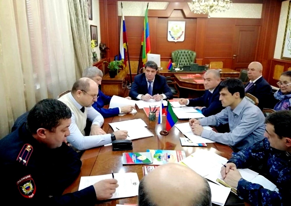 Председатель Собрания депутатов Магомед Лабазанов принял участие в работе заседания Антитеррористической комиссии.