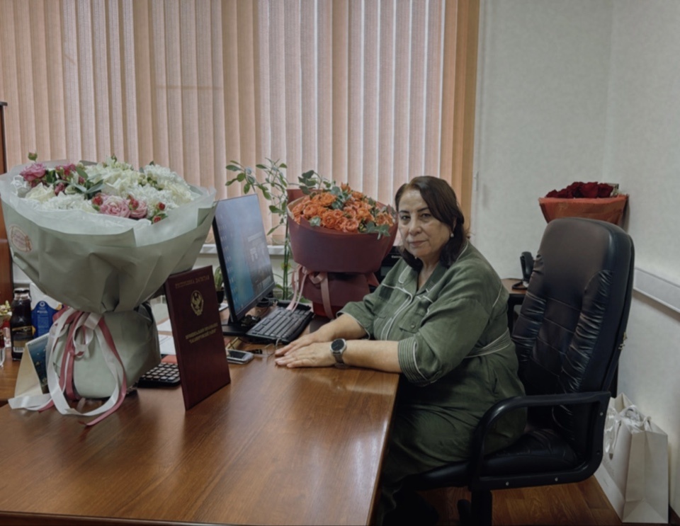 Поздравляем начальника отдела Собрания депутатов Коймурзаеву Гулаймат Рашидовну с юбилеем